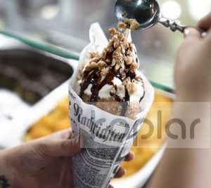 Chimney cones with softice